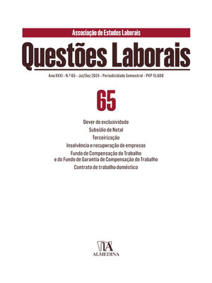 cover image of Questões Laborais 65--N.º 65